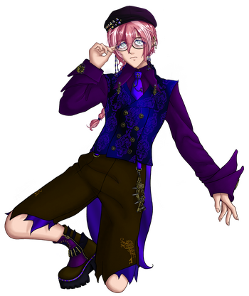 Kleis in formal ouji attire.