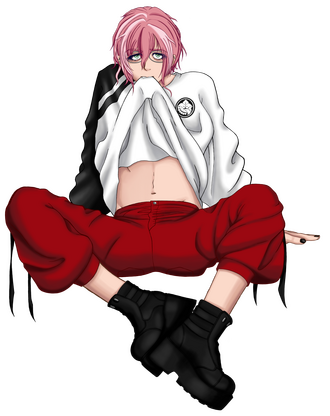 Kleis cosplaying casual attire Hanjin (Touken Ranbu).